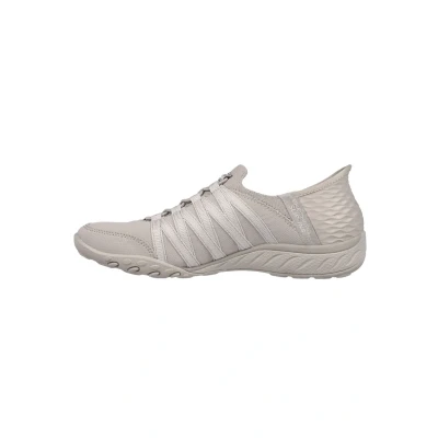 Image of Skechers Women&#039;s Breathe Easy Roll with Me Sneaker, Taupe, 8.5