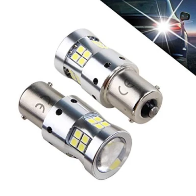 Image of 1156 Ba15s P21w 1141 7506 1003 LED 12V 24V Car/Truck Bulbs, 8w 6000K White, Extremely Bright 1300 Lumens, Used for Backup Light, Tail Day Running Rear Fog Lights. (2 Pack)