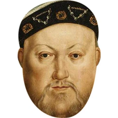 Image of FoxyPrinting Henry_Viii Tv Movie Star Celebrity Cardboard Party Face Mask Fancy Dress