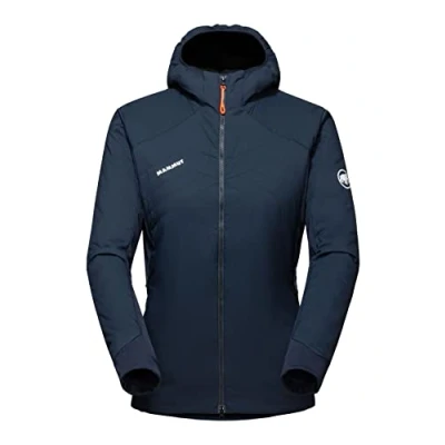 Image of Mammut RIME Light FLEX Hooded Jacket Women Soft shell jacket, Women&#039;s, Size: Large, dark blue