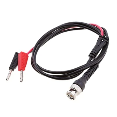 Image of Sharplace bnc for male to 4mm Banana Plug With Socket Oscilloscope Test Lead Cable 3.5ft(bnc Plug)