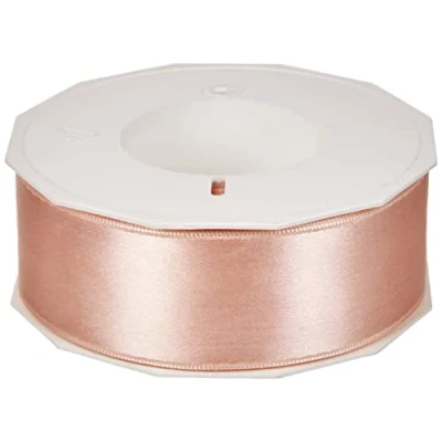 Image of C.E. Pattberg SATIN apricot gift ribbon, 27 yards for Wrapping Gifts, 1.6 inches width, Ribbon Decorating &amp; Crafting, Decorative every occasion