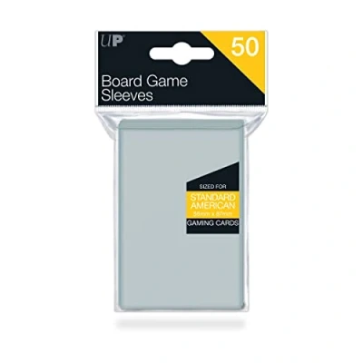Image of Ultra Pro 82914 Standard American Board Game Sleeves 56mm x 87mm, Clear (50 Count)