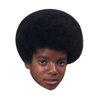 Image of FoxyPrinting Michael Jackson Young Celebrity Cardboard Party Face Mask Fancy Dress