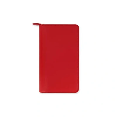 Image of Filofax Compact Saffiano Zip Poppy Organiser