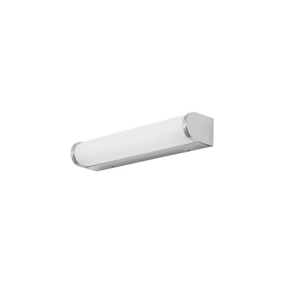 Image of Lungo Bathroom LED Flush Wall Light Chrome 910lm 3000K IP44