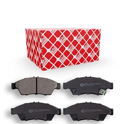 Image of 5581054G00, 5581054G11, 5581054G30, 5581054G40, 5581054G50 Brake pad set FEBI BILSTEIN 116348 Front Axle with acoustic wear warning