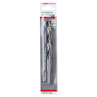 Image of Bosch Professional PointTeQ HSS Twist Drill Bit (for Metal, Reduced Shank, 12.5 x 101 151 mm, Accessories for Driver)