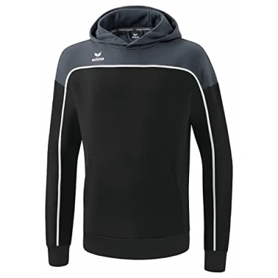 Image of Erima Men&#039;s „CHANGE hooded sweatshirt, black grey/slate grey/white, XL