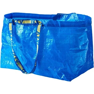 Image of Ikea 15x Frakta Blue Large Bags Ideal For Shopping, Laundry &amp; Storage