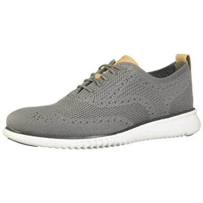 Image of Cole Haan Mens 2.Zerogrand Lace Up Comfort Oxfords Gray US 9.5 Medium (D)