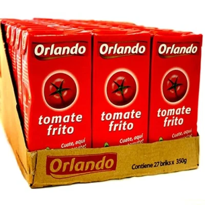 Image of Orlando tomato Frito 350 gr 1 case 27 unit gluten free preservative vegetarian