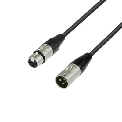Image of Adam Hall 4 Star Series 1m Rean XLR Male to Female DMX Cable