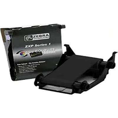 Image of Zebra 800011 101 Printer Ribbon Ribbons (Black, Zxp 1)
