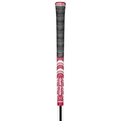 Image of Golf Pride MCC Multi Compound Teams Midsize Grip (Dark Red/White)