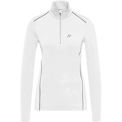 Image of Maier Sports Women&#039;s Jenna Midlayer, White, 42