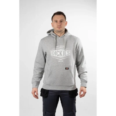 Image of Dickies Workwear Rockfield Hoodie, Size: XL, Grey melange