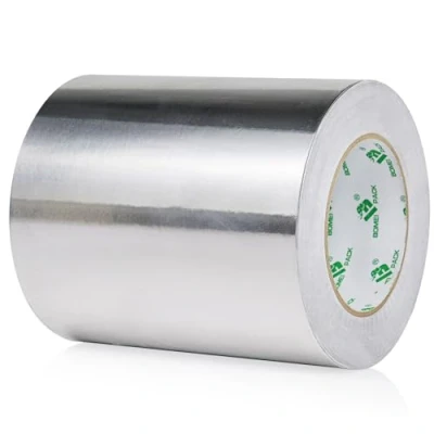 Image of BOMEI PACK Aluminum Foil tape 150mm x 50m for home Heating,Ventilation HVAC air Ducts Repairing,Fixing,kitchenJointing,flame,Cold,heat resistant Moisture,Waterproof