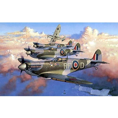 Image of ZGNH jigsaw puzzles 1000 pieces for adults Military aircraft British Spitfire，Wooden Puzzle Leisure Toy，educational Intellectual Decompressing Game Home Decoration Art Gift (75 * 50cm)