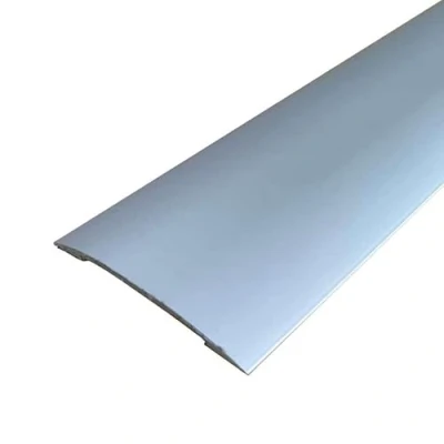 Image of CAS 38mm Self Adhesive Euro Cover Strip Wood Vinyl Tile Door Bar Threshold Trim Silver, 2.7m