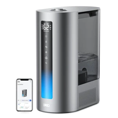 Image of Dreo 6L Smart Humidifier for Large Room, Warm and Cool Mist Bedroom Baby, 60H Runtime, High Precision Humidity Sensor, Indicator Light, Essential Oil Diffuser Home, Plants, Works with Alexa