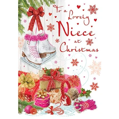 Image of Regal Publishing Christmas Card Niece 9 x 6 inches