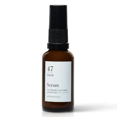 Image of 47 Skin Hydrating Face Serum with Silver Chitoderm For ALL Types Clears Acne, Prevents &amp; Heals Breakouts Blemishes, Repairs Scars Moisturises and Nourishes Smooth 30ml