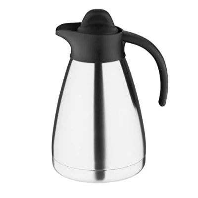 Image of Olympia Screw Top Vacuum Jug 1 L Stainless Steel Mug Cup Creamer Pitcher