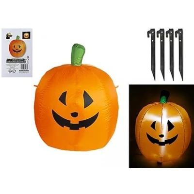 Image of PMS 977192 Inflatable Pumpkin with Lights Orange 1.1M Pack of 1 Accessory