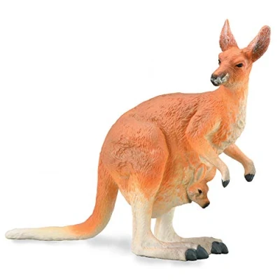 Image of CollectA Red Kangaroo Female with Joey