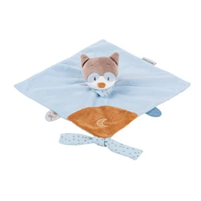 Image of Nattou Jim and Bob, Standard Doudou/cuddly snuggle cloth Comforter, Bob the Raccoon, 27 x 5 cm, 60 grams