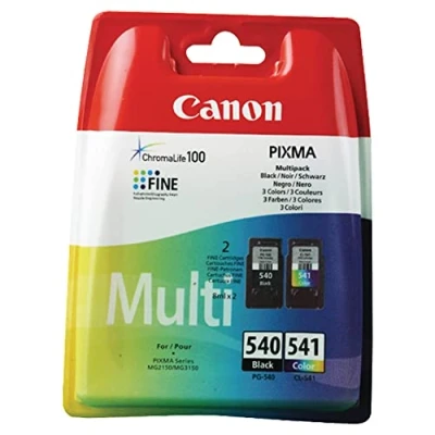 Image of Canon PG540 Black &amp; CL541 Colour Original Ink Cartridge Combo Pack
