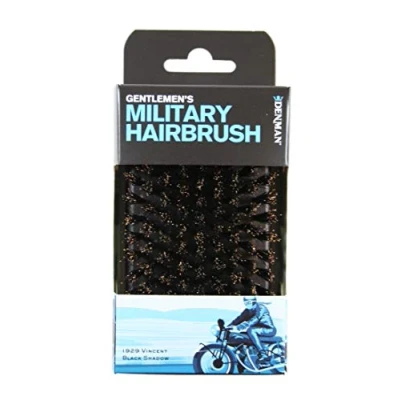 Image of Denman Jack Dean Dark Wood Military Brush JDMB2