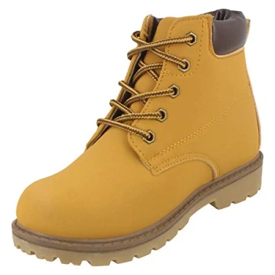 Image of JCDees Boys Padded Collar Ankle Boots N2055 Tan Synthetic UK Size 12 EU 30 US 13