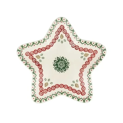 Image of Emma Bridgewater Christmas Joy Medium Star Plate