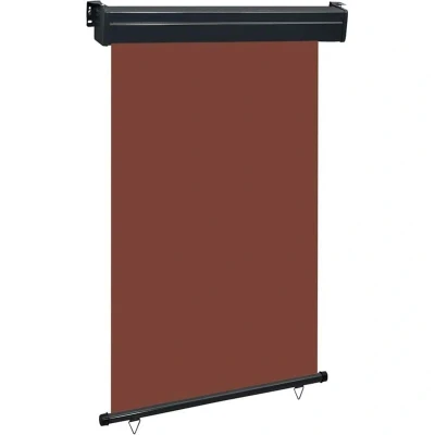 Image of vidaXL Balcony Side Awning 125x250 cm Brown