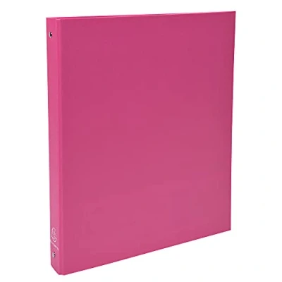 Image of Exacompta ref. 51365E 1 Rigid PP binder 4 round rings, diameter 30 mm Spine 40 External dimensions: 32 x 26 cm A4 file format Colour: pink