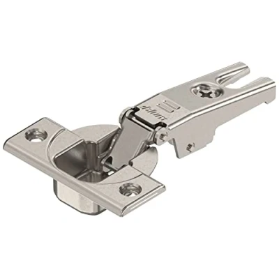 Image of Blum 4717149 MODUL Fridge Door Hinge 95 Straight with Spring Cup: Screws