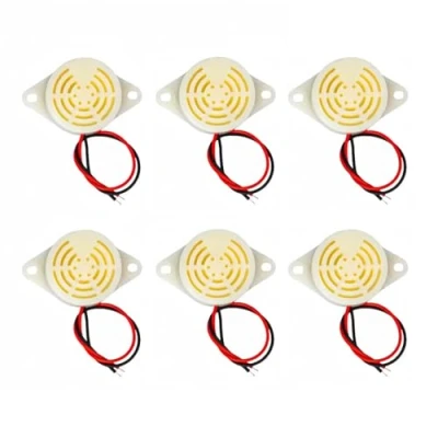 Image of Taikuwu 6Pcs Electronic Buzzer 12v Active Piezo Tone 85dB Alarm DC 3 24 V Continuous Sound for Physics Circuits