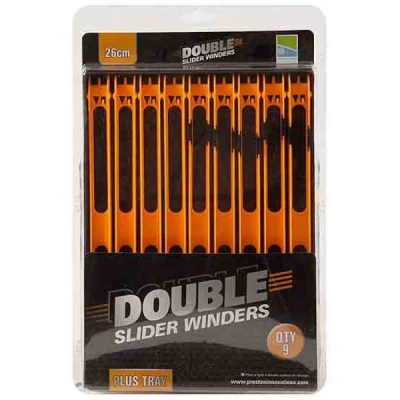 Image of Preston Double Slider Winders In A Box 26cm (9pcs) Pole rig