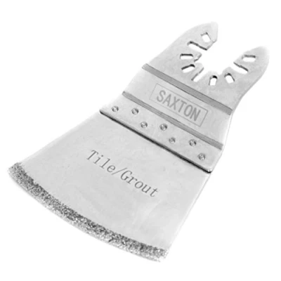 Image of Saxton Diamond End Cut Blade for Dewalt Erbauer Stanley Black &amp; Decker Worx Oscillating Multitools