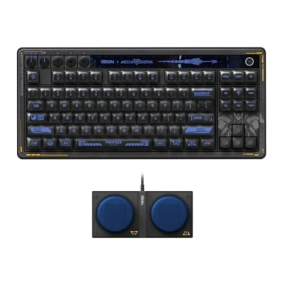 Image of 8BitDo Retro 87 Mechanical Keyboard with Hot Swappable Kailh Switches, RGB Backlight, Programmable Buttons, Wireless 2.4G/Bluetooth/USB C for Windows and Android Mecha Break: Panther ANSI US