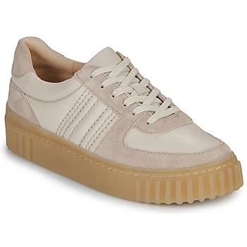 Image of Clarks Mayhill Lace women&#039;s Shoes (Trainers) in White