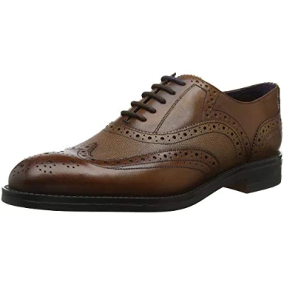 Image of Ted Baker Men ALMHANO Brogues, Brown (Tan BRN), 8 UK
