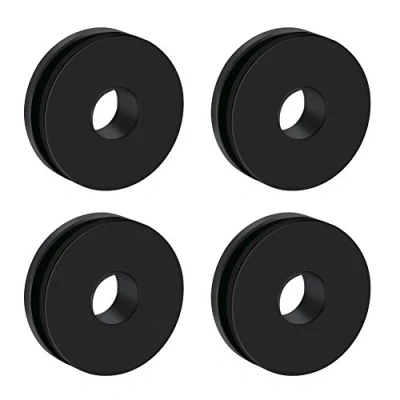 Image of Qiilu 4pcs Detachable Windshield Bushing Grommets for Harley Road King Heritage Softail