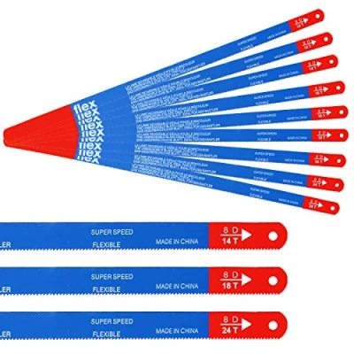 Image of 30 Pcs Hacksaw Replacement Blades, JatilEr Metal Cutting Blades with 14 Teeth 18 and 24 Per Inch