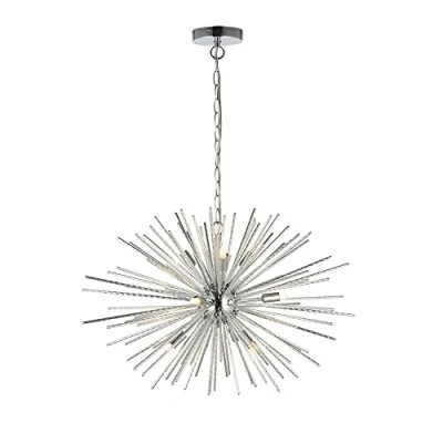 Image of Lena 9 Light Spherical Pendant Chrome Plate, G9