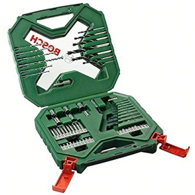 Image of Bosch Accessories 60 Pieces X Line Titanium Drill and Screwdriver Bit Set (for Wood, Masonry Metal, Drills)