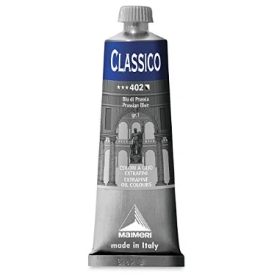 Image of MAIMERI Classico 60 ml Extra Fine Artist Oil Colour, Prussian Blue