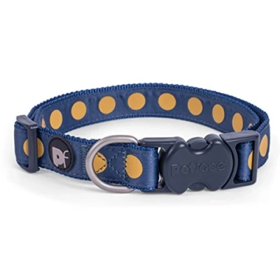 Image of Petface Ocra Bold Spot Dog Collar, Small